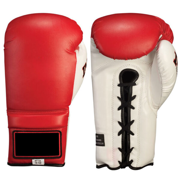 Off White & Red Boxing Gloves