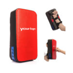 Customized Red & Black Kickboxing Shield