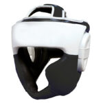 Black & White Boxing Head Guard