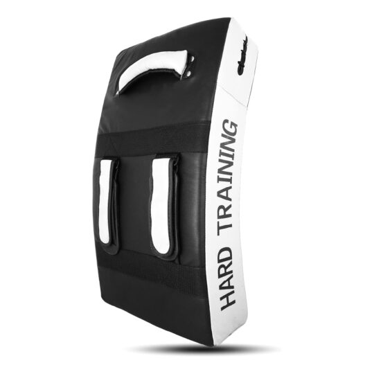 Customized Black & White Hard Foam Kickboxing Shield
