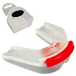 White & Red Boxing Mouth Guard