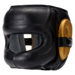 Black & Gold Boxing Head Guard